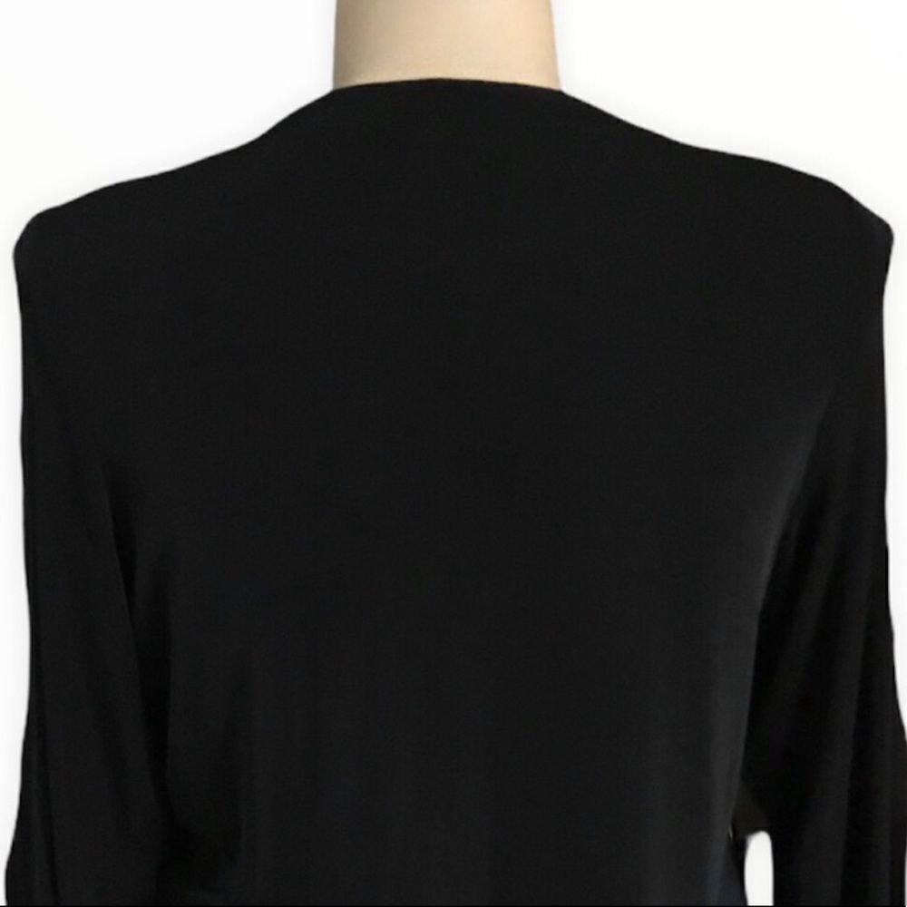 Stephanie Thomas Size 12 Black Blouse NWT - Picture 2 of 6